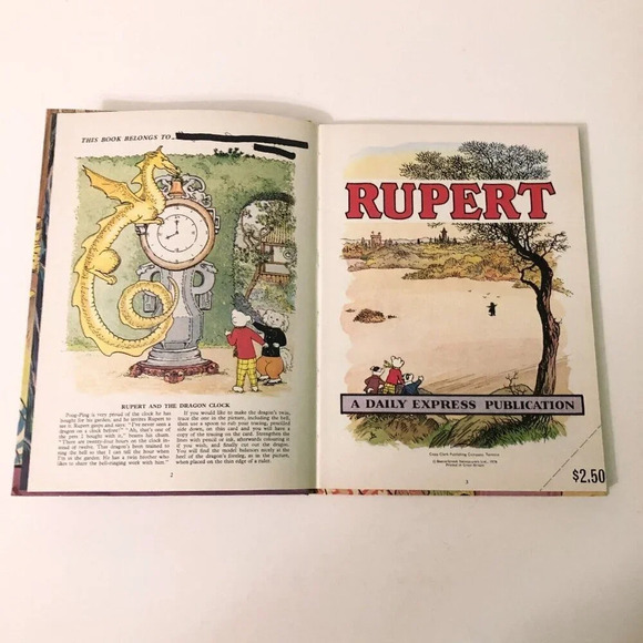 1976 Rupert The Daily  Express Annual Beaverbrook Newspapers Ltd Book - Picture 7 of 16